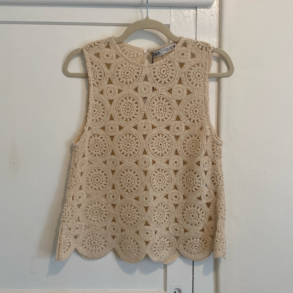 Zara Crochet Tank